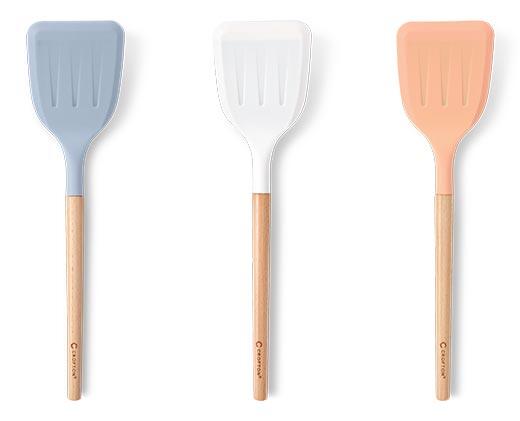 Crofton Beechwood & Silicone Utensils