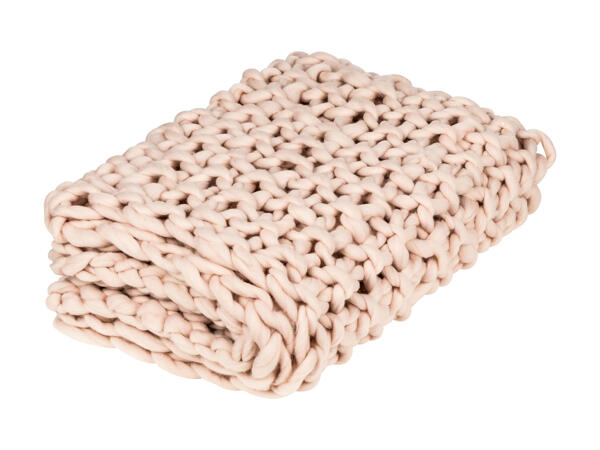 Chunky Knitted Throw
