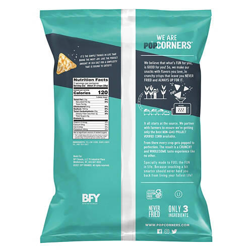 Sea Salt Crunchy Popcorn Chips, 7 oz