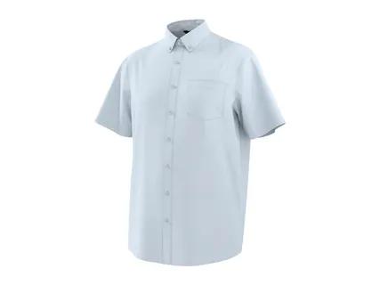 ESMARA MEN Men's Blue Linen Shirt