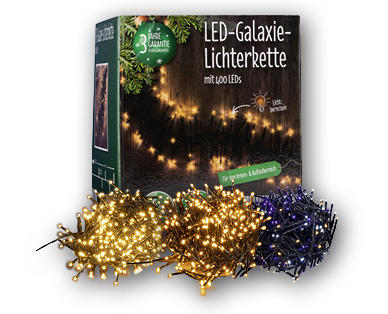 Catena luminosa galassia LED