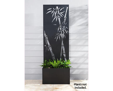 Garden Planter with Decorative Screen – Zen Design