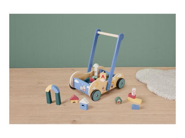 Lupilu Wooden Baby Walker/​Activity Cube