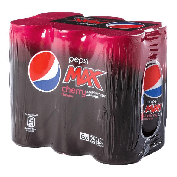 Pepsi Max cherry, 6 st.