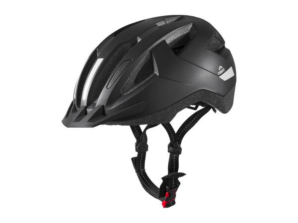 CRIVIT Black Cycle Helmet With Rear Light