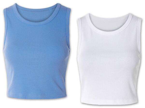 Damen Crop-Top, 2 Stück