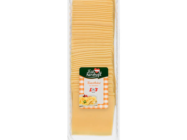 ECHT HERZHAFT Toastkäse in Scheiben