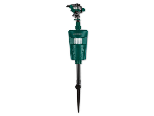 Wasserstrahl-Tierabwehr mit Bewegungssensor