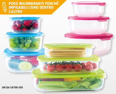 Set di contenitori salvafreschezza, 3 pezzi CROFTON(R)