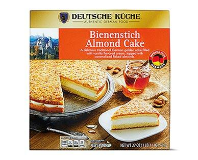 Deutsche Küche 
 German Cake Apple Walnut or Bienenstich