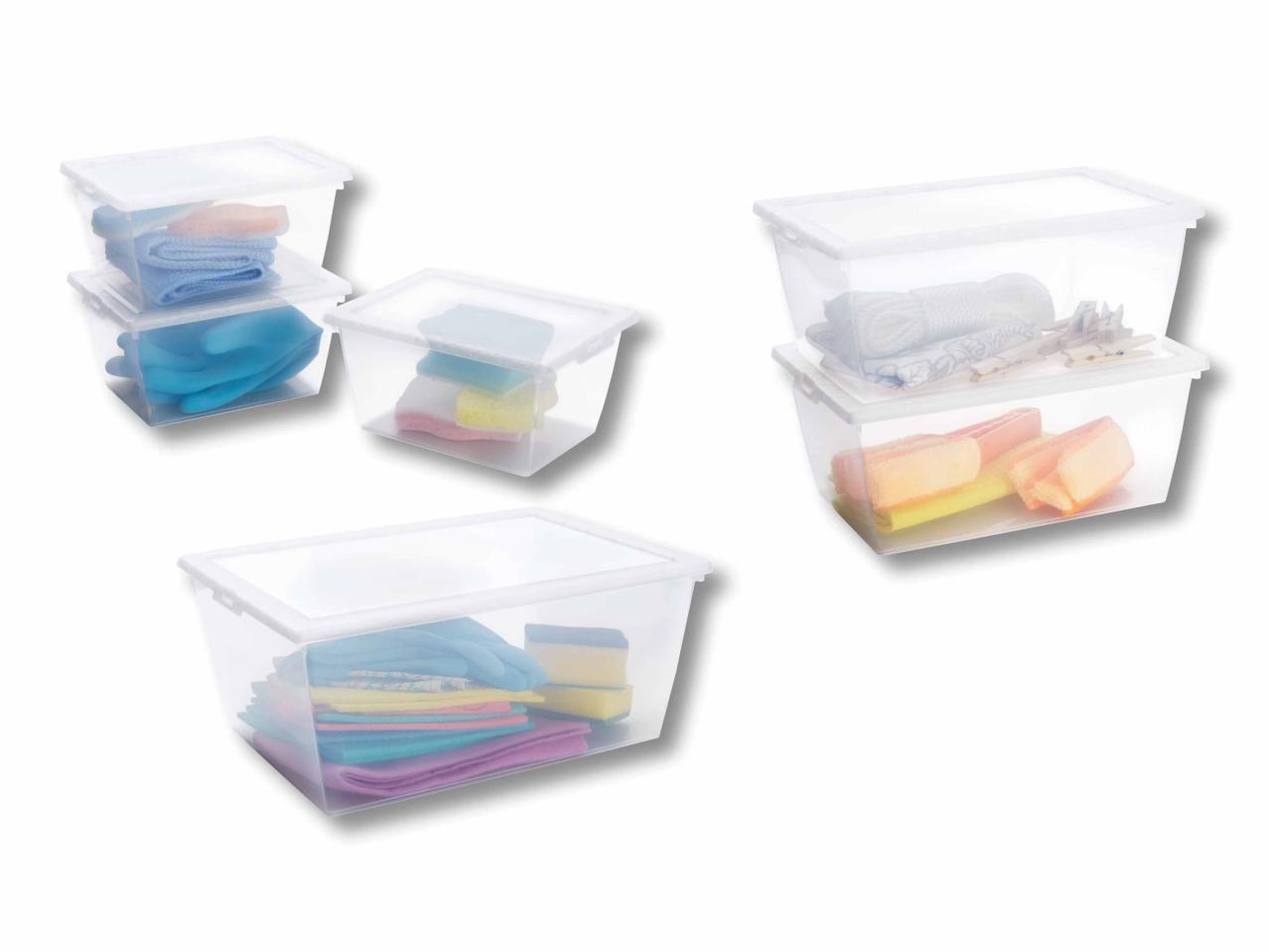 Assortiment de boîtes de rangement