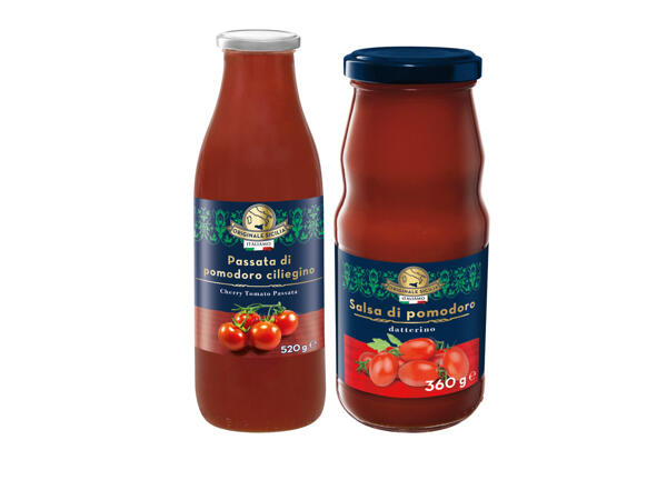 Tomatsås av dadeltomater/ Passerade körsbärstomater