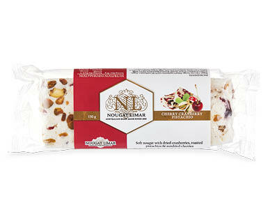 Nougat Limar Cherry Cranberry Pistachio Log 150g