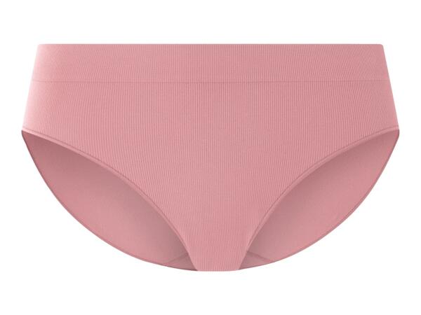 Esmara Ladies' Ribbed Briefs - 3 Pack - Pink