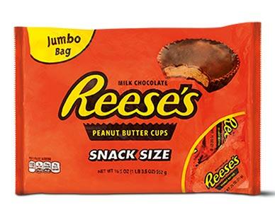 Hershey's 
 Reese's Peanut Butter Cup Jumbo Snack Size