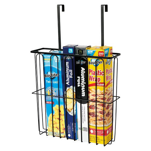 Food Storage Bag Wire Organizer, Black