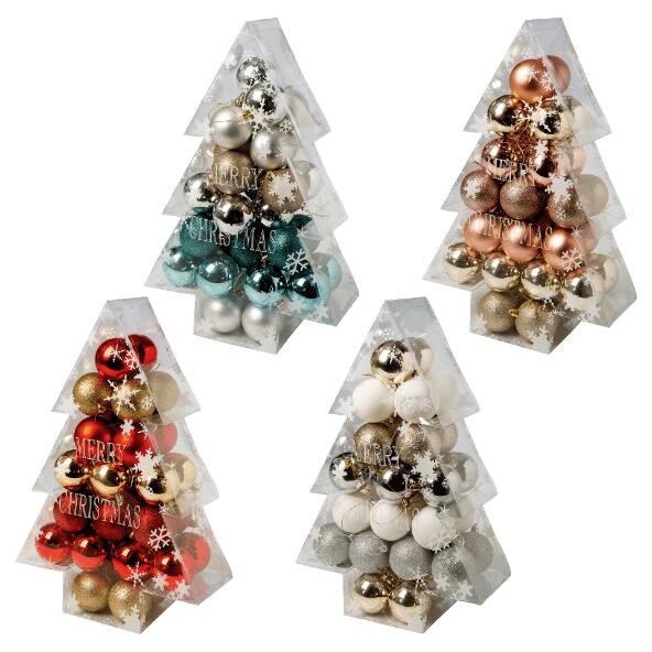 HOME CREATION LIVING(R) 				Onbreekbare kerstballen, 34 st.