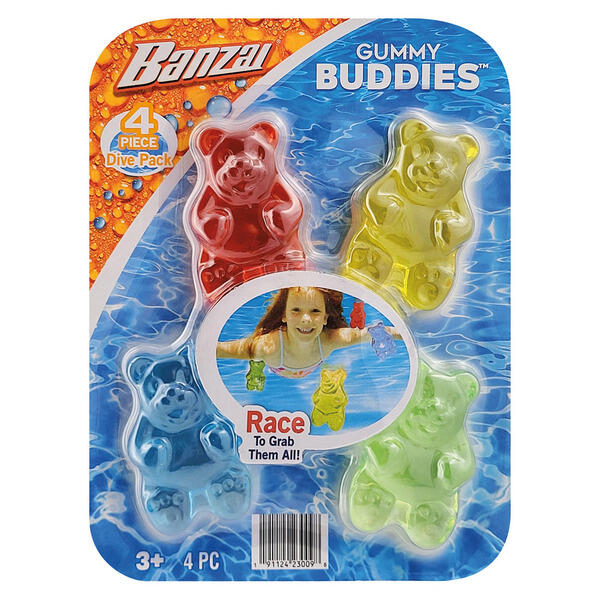 Banzai Gummy Bear Aqua Summer Toy