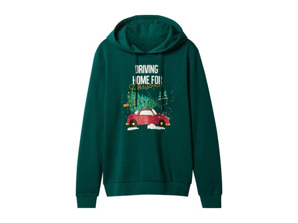 Esmara Men Men's Green Christmas Hoodie