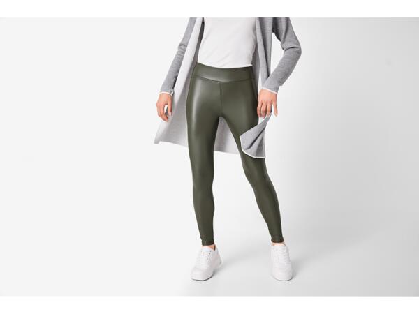Ladies' Leather Effect Leggings