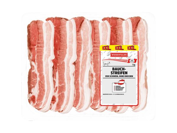 Frische Schweinebauch Streifen