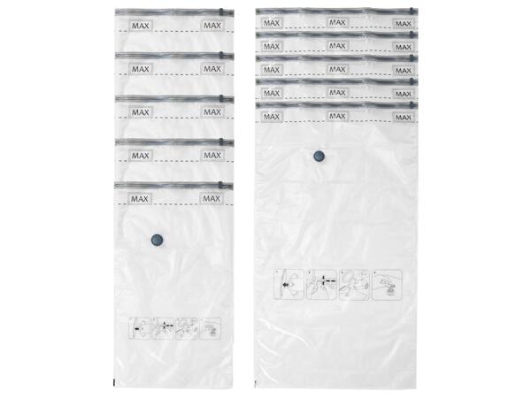 Vacuum Storage Bag Set, 10 Pieces