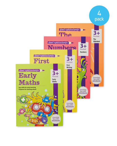 3+ Essentials Workbook 4-Pack