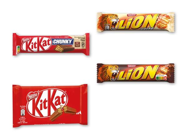 Kit Kat eller Lion bar