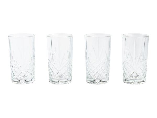 Livarno Home Whisky/​Highball Glasses - Set of 4