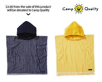 Children's Camp Quality Beach Poncho