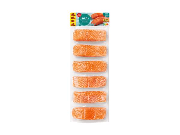 Lachsfiletportionen