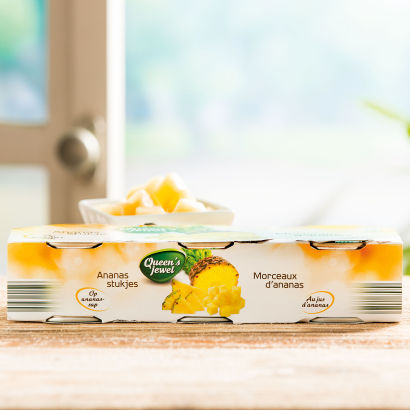 Ananasstücke im Saft