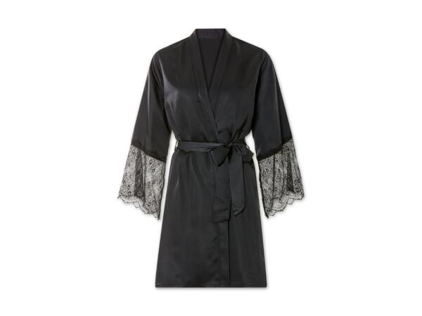 Damen Satin-Kimono