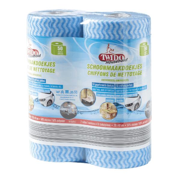 Schoonmaakdoekjes, 2-pack