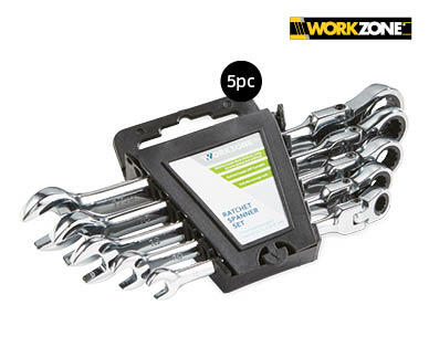 Ratchet Spanner or Ratchet Wrench 5pc Sets