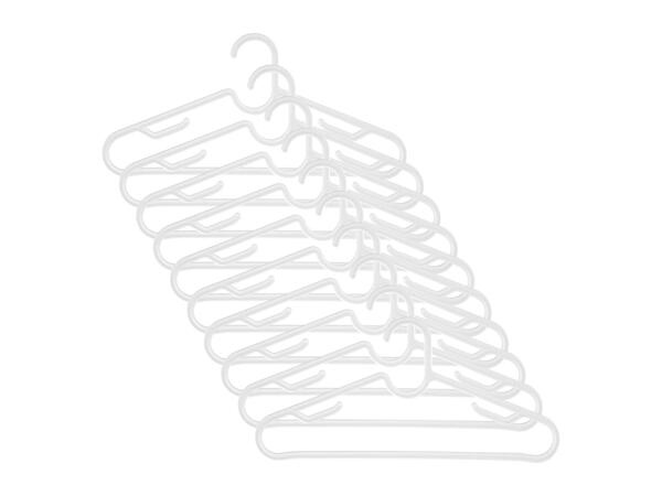 W5 White Coat Hangers - 10 Pack