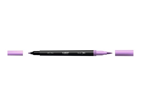 BIC Pastel Dual Tip Felt Pens - 6 pack