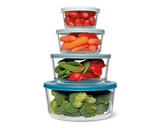 Crofton 8pc Glass Storage Bowl