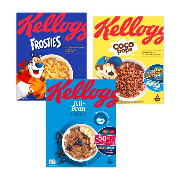 Coco Pops, All-Bran eller Frosties
