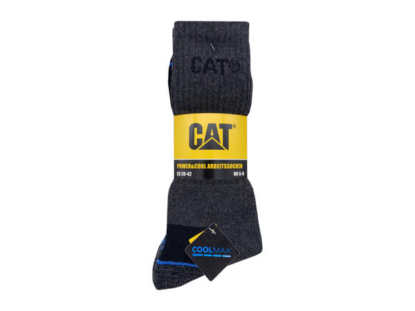 Caterpillar Adult's Work Socks - 3 pack