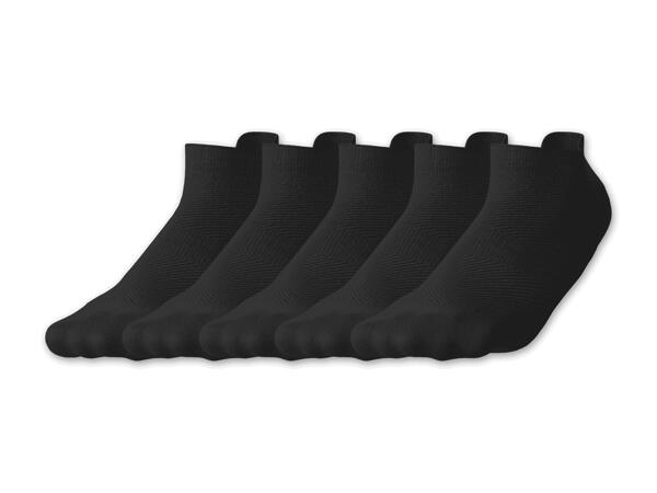 Damen/Herren Sport-Sneakersocken, 5 Paar