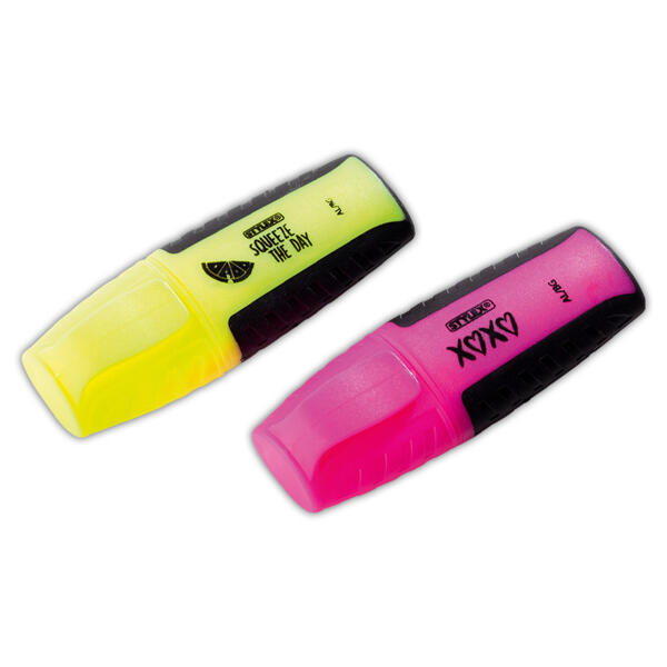 Mini Textmarker 2er