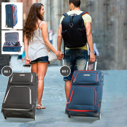 Set de valises trolley, 2 pcs