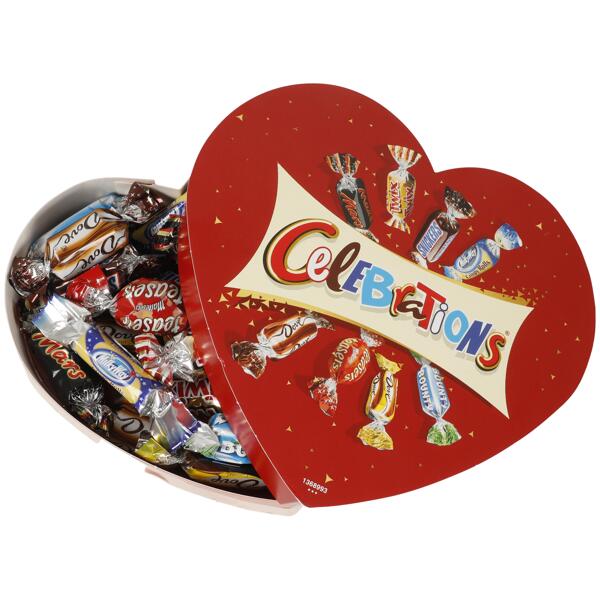 Emballage cadeau coeur Celebrations