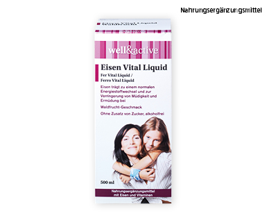 WELL & ACTIVE Eisen Vital Liquid