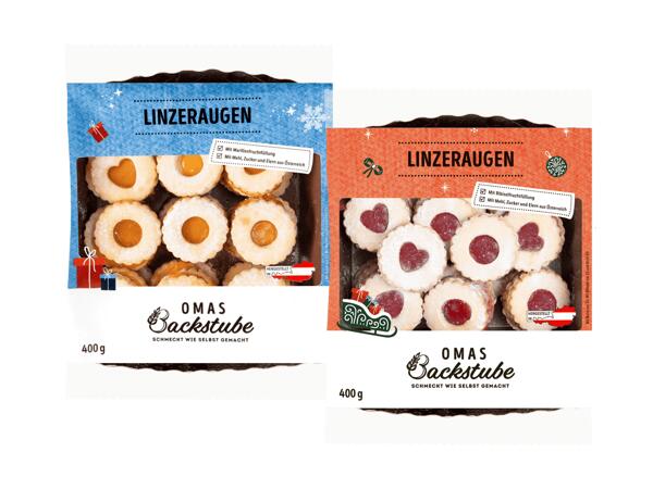 Mini Butter Linzeraugen