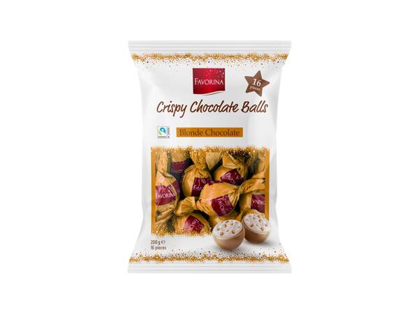 Blonde Chocolate Pralines