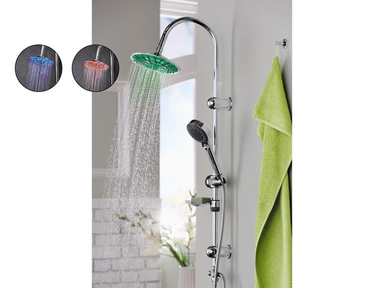 Combiné de douche bien-être à LED ***Cet article est disponible uniquement en Suisse romande et au Tessin.***