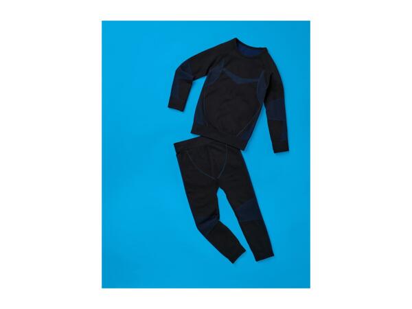 Lupilu Younger Kids' Black Seamless Base Layer Set - 2 Piece Set