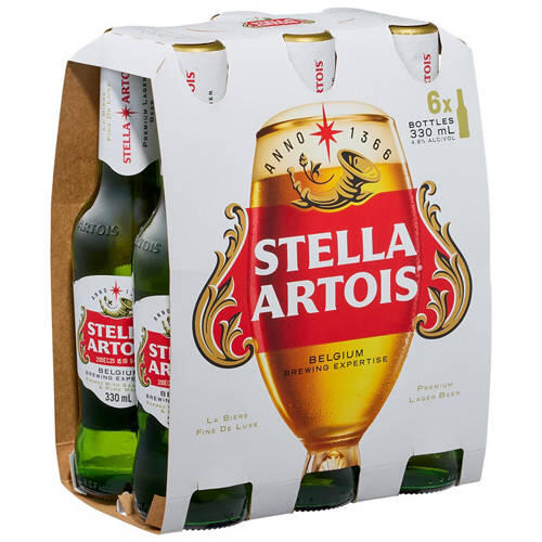 Stella Artois Lager 6 Pack
